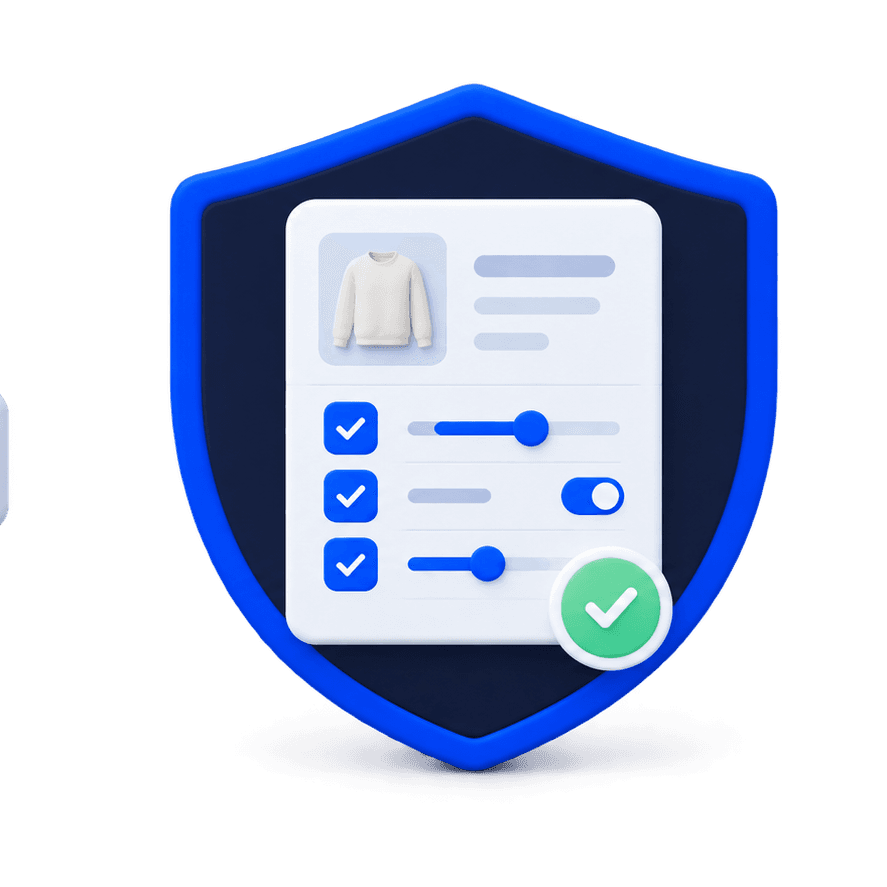 Merchant order rules protected by approval controls